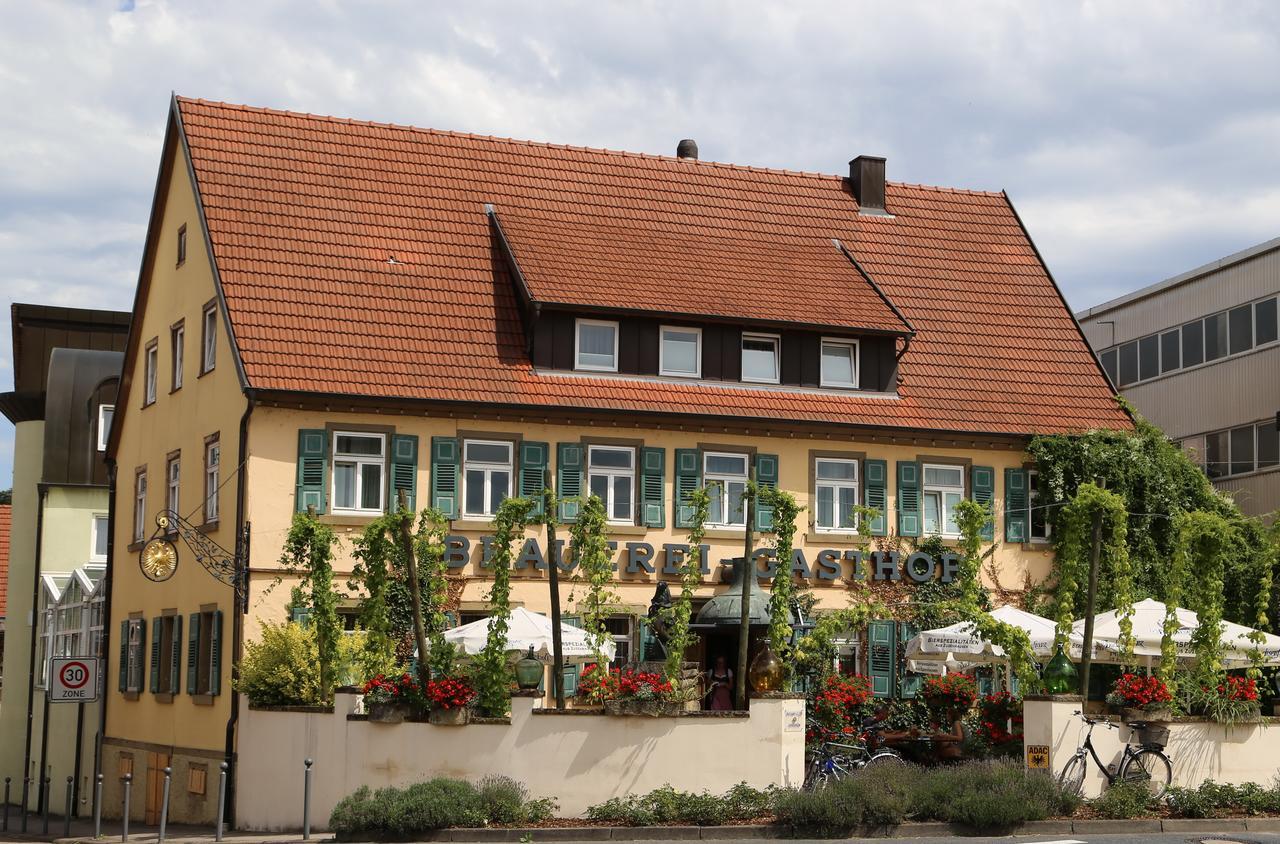 Brauereigasthof Dachsenfranz Zuzenhausen Eksteriør billede