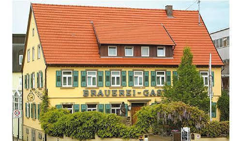 Brauereigasthof Dachsenfranz Zuzenhausen Eksteriør billede